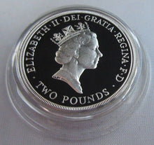 Load image into Gallery viewer, 1994 £2 TERCENTENARY OF THE BANK OF ENGLAND SILVER PROOF TWO POUND COIN BOXED
