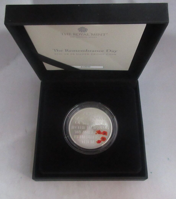 The Remembrance Day 2021 Royal Mint Silver Proof UK £5 Pounds Coin