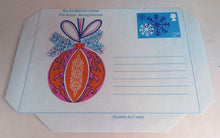 Load image into Gallery viewer, AIR MAIL LETTER CHRISTMAS QUEEN ELIZABETH II 12p  AIR MAIL LETTER UNUSED
