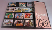 Load image into Gallery viewer, 1981 BRITISH MINT STAMPS COLLECTORS PACK
