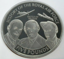 Load image into Gallery viewer, 2008 BATTLE OF BRITAIN, HISTORY OF THE ROYAL AIR FORCE PROOF £5 COIN COVER PNC
