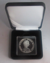 Load image into Gallery viewer, 1981 Charles and Diana Royal Wedding Silver Proof 25p Crown TDC Coin Boxed
