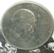Load image into Gallery viewer, 1965 50TH ANNIVERSARY OF THE LIBERATION GUERNSEY BUNC CHURCHILL CROWN COIN PNC
