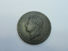 Load image into Gallery viewer, 1827 HALF PENNY GEORGE IV SPINK REF 3824 2 INCUSE LINES ON SALTIRE GOOD GRADE
