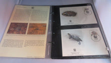Load image into Gallery viewer, Red-footed Tortoise WWF Info Sheets Exclusive Stamps from Venezuela and FDC&#39;s
