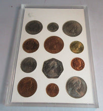 Load image into Gallery viewer, GB THE LAST STERLING COINS £.S.D &amp; THE FIRST DECIMAL ISSUE &amp; ROYAL MINT RED BOOK
