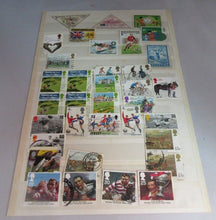 Load image into Gallery viewer, VARIOUS SPORTING STAMPS WITH CLEAR FRONTED HOLDER
