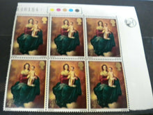 Load image into Gallery viewer, 1967 MURILLO HARRISON MADONNA &amp; CHILD 4d 6 STAMPS MNH INCLUDES TRAFFIC LIGHTS
