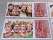 Load image into Gallery viewer, 2008 HISTORY OF THE MONARCHY THE KINGS &amp; QUEENS OF ENGLAND 10X 1ST CLASS STAMPS
