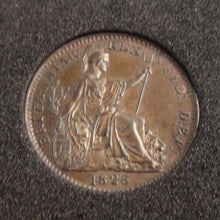 Load image into Gallery viewer, 1826 GEORGE IV FARTHING UNCIRCULATED PRESENTED BEAUTIFULLY BOXED
