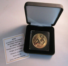 Load image into Gallery viewer, 2000 AUSTRALIA OLYMPICS $5 FIVE DOLLAR COIN REVERSE FROSTED BOX &amp; COA
