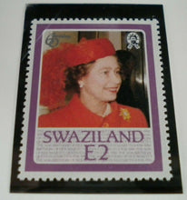 Load image into Gallery viewer, QUEEN ELIZABETH II THE 60TH BIRTHDAY OF HER MAJESTY SWAZILAND STAMPS MNH
