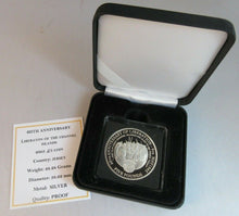 Load image into Gallery viewer, 2005 60TH ANNIVERSARY LIBERATION OF CHANNEL ISLANDS S/PROOF £5 COIN BOX &amp; COA
