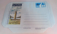 Load image into Gallery viewer, AIR MAIL LETTER PRINCE CHARLES MONUMENT QUEEN ELIZABETH II 6p UNUSED &amp; SCARCE
