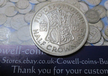 Load image into Gallery viewer, 1942 KING GEORGE VI SILVER HALFCROWN VERY COLLECTABLE CONDITION SPINK 4080 Cc4
