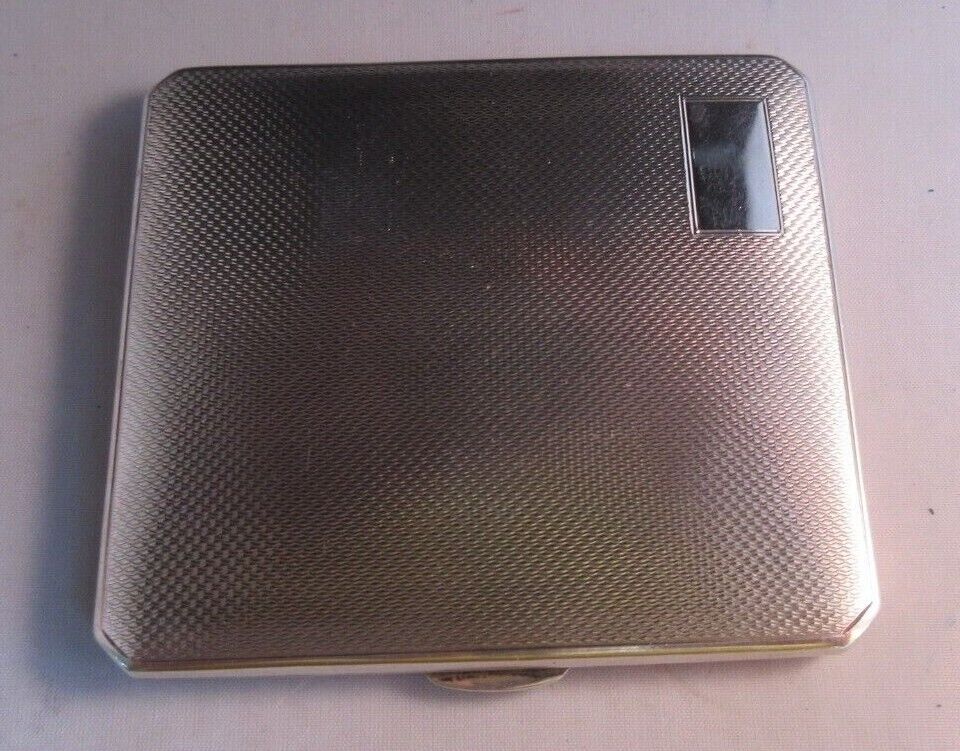 1937 .925 STERLING SILVER CIGARETTE CASE 101.99 GRAMS Frederick Field BIRMINGHAM