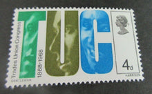 Load image into Gallery viewer, 1968 BRITISH TUC 4d 11 STAMPS MNH WITH STAMP HOLDER
