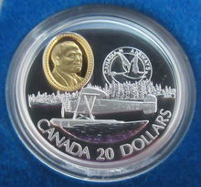Load image into Gallery viewer, FARNAMS HISTORY OF POWERED FLIGHT  1oz S/PROOF CANADA $20 COIN SET 9 COINS ONLY
