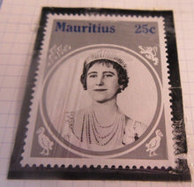 Load image into Gallery viewer, 1985 HMQE QUEEN MOTHER 85th ANNIV COLLECTION MAURITIUS STAMPS ALBUM SHEET
