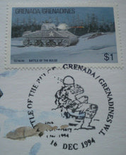 Load image into Gallery viewer, 1994 BATTLE OF THE BULGE 50TH ANNIVERSARY 1944-1994 $5COIN COVER PNC/STAMP/PMARK
