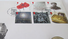 Load image into Gallery viewer, UK 2014 The Great War 1914-1918 Royal Mint BUnc £2 Two Pound Coin Cover PNC
