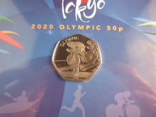 Load image into Gallery viewer, Tokyo Olympics 2020/2021 Diamond Finishing Gibraltar 50p Coin Packs
