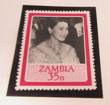 Load image into Gallery viewer, 1986 QUEEN ELIZABETH II 60TH BIRTHDAY ZAMBIA STAMPS &amp; ALBUM SHEET
