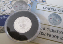Load image into Gallery viewer, UK ROYAL MINT &amp; POBJOY MINT SILVER PROOF £1 COIN ENCAPSULATED WITH COA
