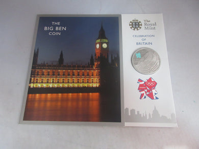 2010 Big Ben UK Royal Mint Proof £5 Coin Pack