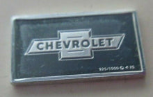 Load image into Gallery viewer, 1923 CHEVROLET 15mm X 10mm 1.60gram SILVER INGOT WITH INFORMATION SLIP
