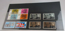 Load image into Gallery viewer, VARIOUS STAMPS MNH 10 X STAMPS - 1965 - 1970 IN CLEAR FRONTED STAMP HOLDER
