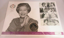 Load image into Gallery viewer, 1926-2006  HM QUEEN ELIZABETH II 80TH BIRTHDAY BUNC £5 COIN FIRST DAY COVER PNC
