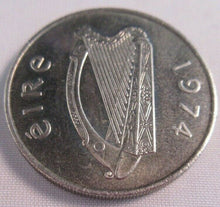 Load image into Gallery viewer, EIRE 10p 1974 TEN PENCE BUNC PRESENTED IN CLEAR FLIP
