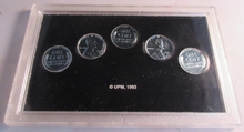 Load image into Gallery viewer, 1943 WAR TIME EMERGENCY ISSUE 1943 STEEL CENTS PHILADELPHIA MINT IN HARD CASE
