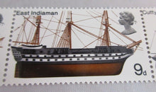 Load image into Gallery viewer, 1969 QUEEN ELIZABETH II BRITISH SHIPS 6 STAMPS MNH &amp; CLEAR FRONTED STAMP HOLDER
