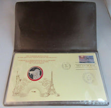 Load image into Gallery viewer, 1977 THE FIRST SOLO FLIGHT OVER THE ATLANTIC  PNC, SILVER MEDALLION, PADDED CASE
