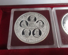 Load image into Gallery viewer, 1977 Cayman Islands Six Queens for keinohrhase1969 Silver Proof 6 coin Set
