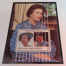 Load image into Gallery viewer, 1991 65TH BIRTHDAY QUEEN ELIZABETH II GRENADA GRENADINES STAMPS MNH ALBUM SHEET
