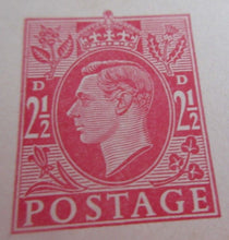 Load image into Gallery viewer, KING GEORGE VI 2 1/2d LETTER CARD UNUSED IN CLEAR FRONTED HOLDER
