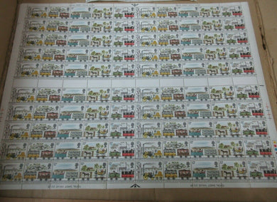 GB Liverpool And Manchester Railway 1830 UK Mint Stamp Set - Full Sheet - MNH