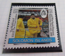 Load image into Gallery viewer, 1986 QUEEN ELIZABETH II 60TH BIRTHDAY SOLOMON ISLANDS STAMPS &amp; ALBUM SHEET
