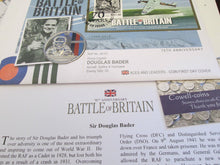 Load image into Gallery viewer, £5 Proof Coin First Day Covers Colourised Rare Unusual Battle of Britain WWII BU
