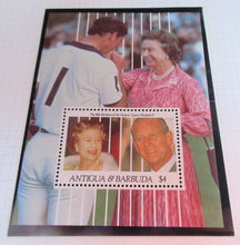 Load image into Gallery viewer, 1991 65TH BIRTHDAY QUEEN ELIZABETH II ANTIGUA &amp; BARBUDA STAMPS MNH &amp; ALBUM SHEET
