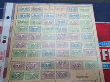 Load image into Gallery viewer, 1939 - 1940 WWII GERMANY Invalidenvers REVENUE STAMPBOOK &amp; STAMPS
