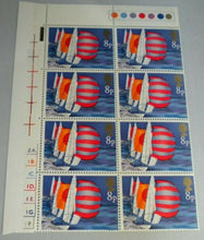 Load image into Gallery viewer, 1975 SAILING YACHTS 8P BLOCK OF EIGHT STAMPS MNH WITH TRAFFIC LIGHTS
