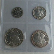 Load image into Gallery viewer, 1895 Maundy Money Queen Victoria Veiled Head Sealed/Box AUnc-Unc Spink Ref 3943
