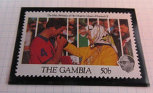 Load image into Gallery viewer, 1991 65TH BIRTHDAY QUEEN ELIZABETH II THE GAMBIA STAMPS MNH &amp; ALBUM SHEET
