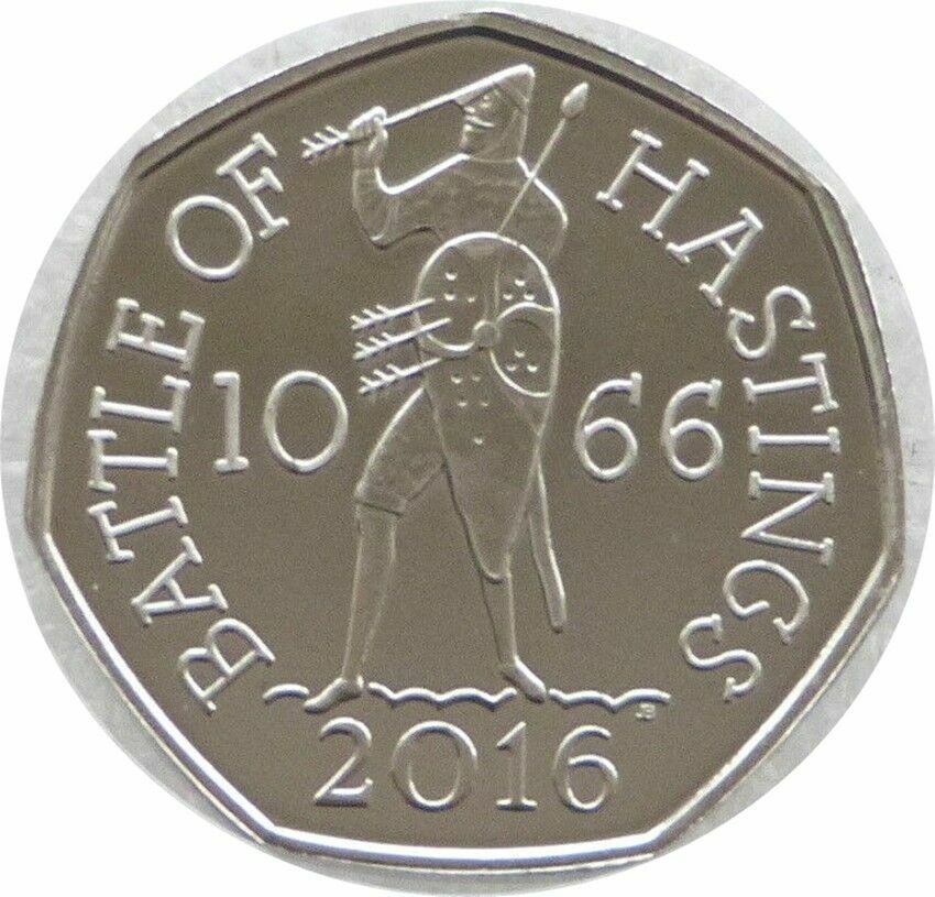 2016 Royal Mint Battle of Hastings 50p Fifty Pence Coin  Uncirculated