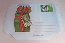 Load image into Gallery viewer, AIR MAIL LETTER QUEEN ELIZABETH II CHRISTMAS 10 1/2p UNUSED
