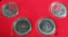 Load image into Gallery viewer, 1979 IOM Millenium of Tynwald Cu-Ni BUnc 4 x One Crown Set in Box
